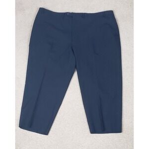 Lauren Ralph Lauren Mens 50W Black 100% Wool Total Comfort Dress Pants Old Money